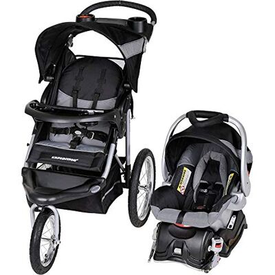Baby Trend Expedition Jogger Travel System, Millennium White Baby Trend Expedition Jogger Travel System, Millennium White