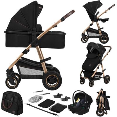 Lionelo Amber 3 en 1 Poussette Combinée: Nacelle, Siège Auto i-Size ADAC Poussette Réversible, Naissance à 22 kg, Pliage Compact, Roues Gonflables, Canopy UPF50+, Sac à Langer Inclus Lionelo Amber 3 en 1 Poussette Combinée: Nacelle, Siège Auto i-Size ADAC Poussette Réversible, Naissance à 22 kg, Pliage Compact, Roues Gonflables, Canopy UPF50+, Sac à Langer Inclus