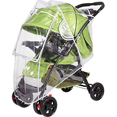 SONARIN Housse de pluie Universel pour poussettes,poussettes canne,bonne circulation de l’air, fenêtre de contact, montage facile, sans PVC SONARIN Housse de pluie Universel pour poussettes,poussettes canne,bonne circulation de l’air, fenêtre de contact, montage facile, sans PVC
