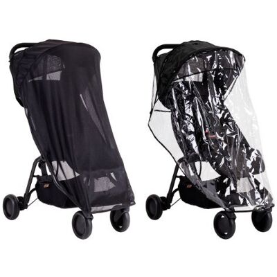 mountain buggy Nano Ensemble habillage-pluie et écran solaire mountain buggy Nano Ensemble habillage-pluie et écran solaire