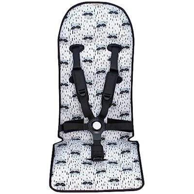 JYOKO KIDS Tapis 100% coton pour poussette et poussette compatible avec Bugaboo Butterfly (Raccoon) JYOKO KIDS Tapis 100% coton pour poussette et poussette compatible avec Bugaboo Butterfly (Raccoon)
