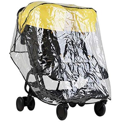 mountain buggy Protection contre la pluie « storm cover » pour poussette Nano Duo V1 – avec sac pratique mountain buggy Protection contre la pluie « storm cover » pour poussette Nano Duo V1 – avec sac pratique