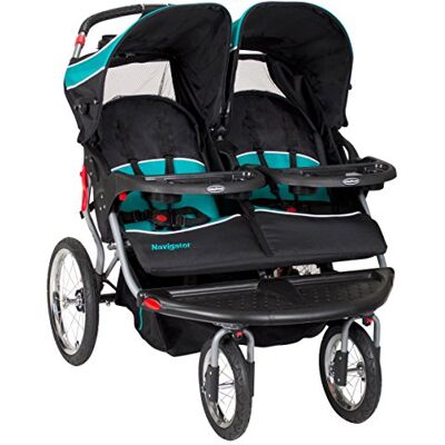 Baby Trend Navigator Double Poussette Jogger, Tropic Baby Trend Navigator Double Poussette Jogger, Tropic