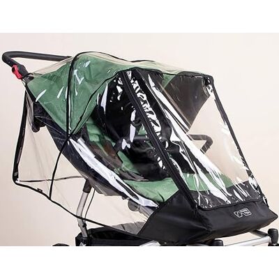 mountain buggy Housse de pluie Storm Cover pour poussette double Duet Heritage V4 mountain buggy Housse de pluie Storm Cover pour poussette double Duet Heritage V4