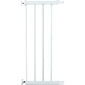 Safety 1st Rallonge de Barrière de 28 cm avec Fermeture Facile et Fermeture Automatique Barrières pour Bébés, Rallonge pour Barrière d'Escalier, de 6 mois à 2 ans, Metal White (blanc métallisé)