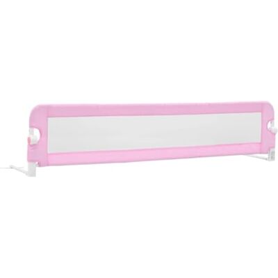 vidaXL Barrière de sécurité rose 180x42cm - Accessoire de lit bébé vidaXL Barrière de sécurité rose 180x42cm - Accessoire de lit bébé