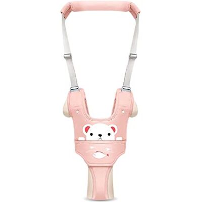 SONARIN Assistant de marche pour enfants, Rênes de premier pas réglable, bretelles de sécurité pour enfant, support portable, harnais de protection pour enfant pour 8-36 Mois(Rose) SONARIN Assistant de marche pour enfants, Rênes de premier pas réglable, bretelles de sécurité pour enfant, support portable, harnais de protection pour enfant pour 8-36 Mois(Rose)