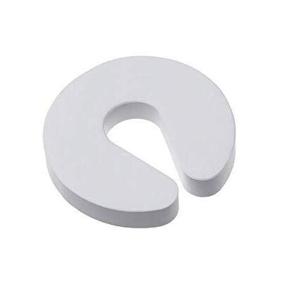 SEIWEI Protège-doigts de porte pour bébé Souple Empêche les blessures causées par les doigts et les portes claquantes Blanc 1 pièce SEIWEI Protège-doigts de porte pour bébé Souple Empêche les blessures causées par les doigts et les portes claquantes Blanc 1 pièce