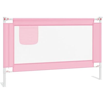 vidaXL Barrière de Sécurité de Lit d'Enfant Protection de Lit Bébé Tout-petits Chambre à Coucher Maison Intérieur Rose 120x25 cm Tissu vidaXL Barrière de Sécurité de Lit d'Enfant Protection de Lit Bébé Tout-petits Chambre à Coucher Maison Intérieur Rose 120x25 cm Tissu