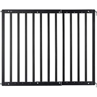 Reer Barrière de porte et barrière de protection d'escalier Kit de construction à monter soi-même À visser Extensible de 63 à 103,5 cm Noir Reer Barrière de porte et barrière de protection d'escalier Kit de construction à monter soi-même À visser Extensible de 63 à 103,5 cm Noir