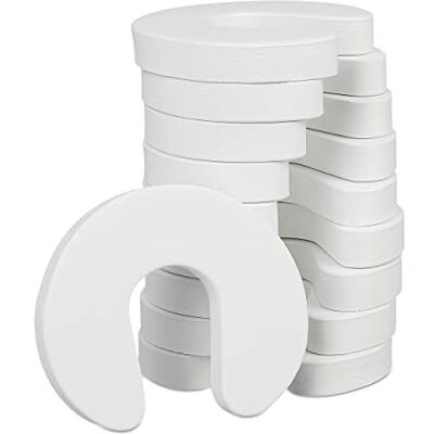 Relaxdays Lot de 10 protections de porte en mousse pour tiroir, butée de porte pour bébé et enfant HBT 2 x 9 x 10,5 Blanc Relaxdays Lot de 10 protections de porte en mousse pour tiroir, butée de porte pour bébé et enfant HBT 2 x 9 x 10,5 Blanc