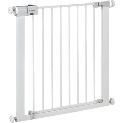 Safety 1st SecureTech Gate, Barrière Escalier Enfant à Pression, 73-80 cm (max. 136 cm), Barrière de Sécurité Enfant, Ouverture d'une Main, Sans vis ni Perçage, Double Verrouillage, Blanc Safety 1st SecureTech Gate, Barrière Escalier Enfant à Pression, 73-80 cm (max. 136 cm), Barrière de Sécurité Enfant, Ouverture d'une Main, Sans vis ni Perçage, Double Verrouillage, Blanc