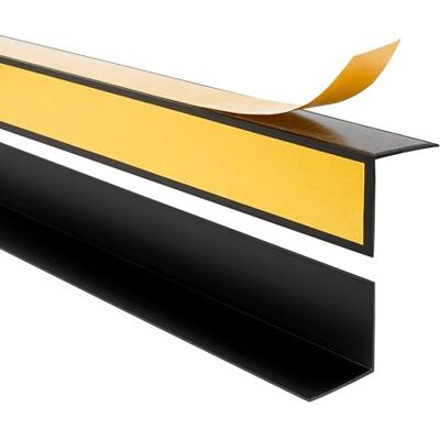 Garmin Cornière d'Angle PVC 20 x 10 mm Autoadhésive Noir, 150 cm Profilé de protection des bords en PVC rigide, résistant aux chocs, sans perçage, murs et rebords, maison & bureau Garmin Cornière d'Angle PVC 20 x 10 mm Autoadhésive Noir, 150 cm Profilé de protection des bords en PVC rigide, résistant aux chocs, sans perçage, murs et rebords, maison & bureau