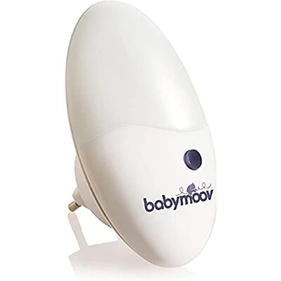 Babymoov Veilleuse Murale LED Eco-consommation, Plastique, Blanc Babymoov Veilleuse Murale LED Eco-consommation, Plastique, Blanc