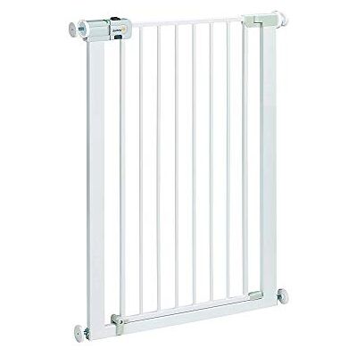 Safety 1st Easy Close Extra Tall Metal Gate, Barrière escalier enfant à pression 73-80 cm (max 94 cm), Barrière de sécurité enfant extra haute (91 cm) à fermeture facile, Sans vis ni perçage, Blanc Safety 1st Easy Close Extra Tall Metal Gate, Barrière escalier enfant à pression 73-80 cm (max 94 cm), Barrière de sécurité enfant extra haute (91 cm) à fermeture facile, Sans vis ni perçage, Blanc