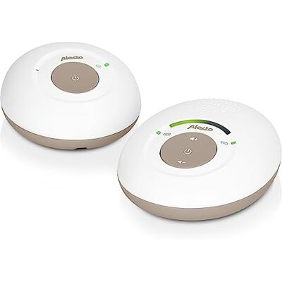 Alecto DBX110 Babyphone Audio – Babyphone numérique avec DECT – Portée de 300 m – Design compact – Échelle de volume LED – Fonction VOX – Faible rayonnement – Beige Alecto DBX110 Babyphone Audio – Babyphone numérique avec DECT – Portée de 300 m – Design compact – Échelle de volume LED – Fonction VOX – Faible rayonnement – Beige