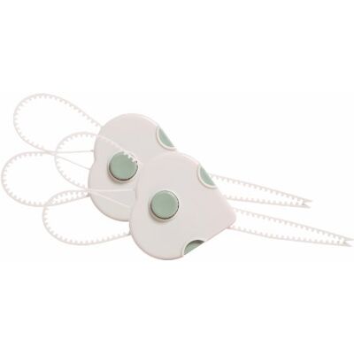 Dreambaby Loquet/Bloque Placard de sécurité, 2 pièces, blanc Dreambaby Loquet/Bloque Placard de sécurité, 2 pièces, blanc