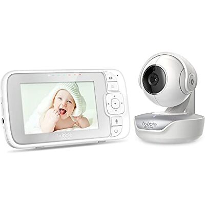 HUBBLE CONNECTED Hubble View Select Moniteur pour bébé de 4,3 pouces avec caméra, zoom panoramique à distance, conversation bidirectionnelle, vision nocturne, surveillance de la température ambiante, caméra de HUBBLE CONNECTED Hubble View Select Moniteur pour bébé de 4,3 pouces avec caméra, zoom panoramique à distance, conversation bidirectionnelle, vision nocturne, surveillance de la température ambiante, caméra de