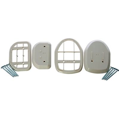 Dreambaby Protection murale rétractable pour barrière de bébé, entretoise murale compatible avec tous les portails intérieurs et extérieurs (30,48 x 10,16 x 2,54 cm) Blanc Dreambaby Protection murale rétractable pour barrière de bébé, entretoise murale compatible avec tous les portails intérieurs et extérieurs (30,48 x 10,16 x 2,54 cm) Blanc