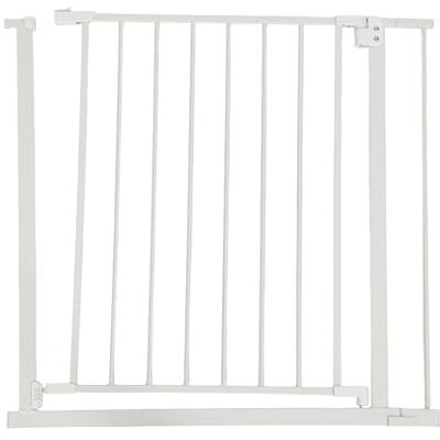 Relaxdays Barrière de protection d'escalier, 82 à 87 cm, sans perçage, pour bébé et enfant, pour escalier et porte, à clipser, blanche Relaxdays Barrière de protection d'escalier, 82 à 87 cm, sans perçage, pour bébé et enfant, pour escalier et porte, à clipser, blanche