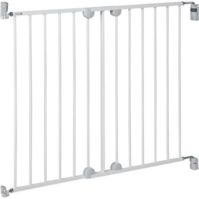 Safety 1st Wall Fix Extending Metal Gate, Barrière de Sécurité Enfant Extensible, 62–102 cm, Barrière escalier, Ouverture d'une Main dans 2 Sens, Montage/Retrait faciles, Pas de Risque de Chute, Blanc Safety 1st Wall Fix Extending Metal Gate, Barrière de Sécurité Enfant Extensible, 62–102 cm, Barrière escalier, Ouverture d'une Main dans 2 Sens, Montage/Retrait faciles, Pas de Risque de Chute, Blanc