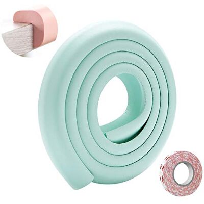 SONARIN Protection d'Angles et Rebords pour Bébés,2M / 6.6ft Corner Protections de bord de table de meubles en forme de L avec ruban adhésif fort,Protections de rebords(Vert Clair) SONARIN Protection d'Angles et Rebords pour Bébés,2M / 6.6ft Corner Protections de bord de table de meubles en forme de L avec ruban adhésif fort,Protections de rebords(Vert Clair)