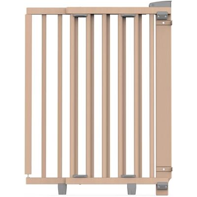 Geuther 2732+ barrière de sécurité pivotante, certifiée TÜV/GS, barrière de porte, barrière de sécurité pour escaliers (58 cm 105 cm, à percer, barrière bébé extra haute), bois non traité Geuther 2732+ barrière de sécurité pivotante, certifiée TÜV/GS, barrière de porte, barrière de sécurité pour escaliers (58 cm 105 cm, à percer, barrière bébé extra haute), bois non traité