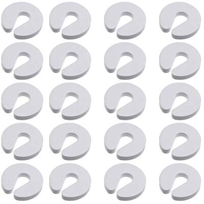SEIWEI Lot de 20 protège-doigts de porte pour bébé faciles à protéger avec souples, empêchent les blessures aux doigts, les portes claquantes et les enfants ou les animaux de compagnie de se verrouiller dans la pièce Blanc SEIWEI Lot de 20 protège-doigts de porte pour bébé faciles à protéger avec souples, empêchent les blessures aux doigts, les portes claquantes et les enfants ou les animaux de compagnie de se verrouiller dans la pièce Blanc
