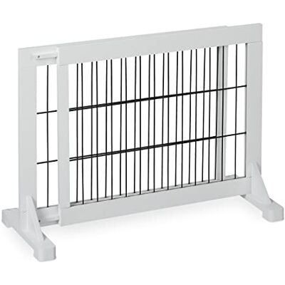 Relaxdays 10039179 Grille de protection extensible pour escaliers et portes Blanc 56 x 70-115 cm Relaxdays 10039179 Grille de protection extensible pour escaliers et portes Blanc 56 x 70-115 cm