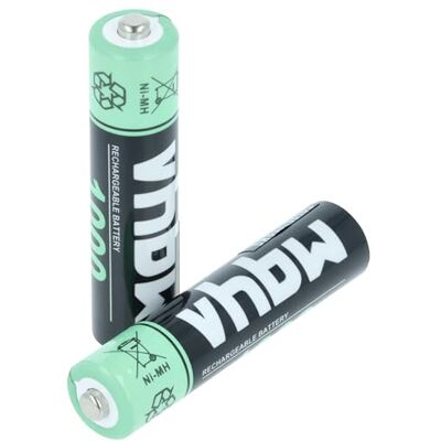 vhbw 2 batteries compatibles avec Alecto DB-183, DBX-85, DBX-97, DBX-76, DBX-82 babyphone (1000mAh, 1.2V, NiMH) vhbw 2 batteries compatibles avec Alecto DB-183, DBX-85, DBX-97, DBX-76, DBX-82 babyphone (1000mAh, 1.2V, NiMH)