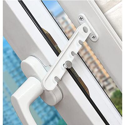 MOTT Entrebâilleur de fenêtre à battant Verrou de sécurité pour bébé Serrure anti-pincement Entrebâilleur de ventilation de fenêtre à ouverture vers l'extérieur Loquet de fenêtre pour UPVC Bois et aluminium MOTT Entrebâilleur de fenêtre à battant Verrou de sécurité pour bébé Serrure anti-pincement Entrebâilleur de ventilation de fenêtre à ouverture vers l'extérieur Loquet de fenêtre pour UPVC Bois et aluminium