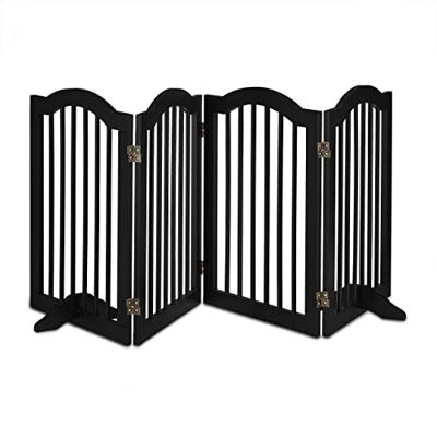 Relaxdays Barrière autoportante, 70 x 205,5 cm (H x l) 2 pieds, pliable, noire Relaxdays Barrière autoportante, 70 x 205,5 cm (H x l) 2 pieds, pliable, noire