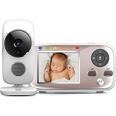 Motorola Baby MBP 667 Connect Moniteur bébé vidéo WiFi avec écran 2.8" vision nocturne infrarouge communication bidirectionnelle couleur, Blanc Motorola Baby MBP 667 Connect Moniteur bébé vidéo WiFi avec écran 2.8" vision nocturne infrarouge communication bidirectionnelle couleur, Blanc