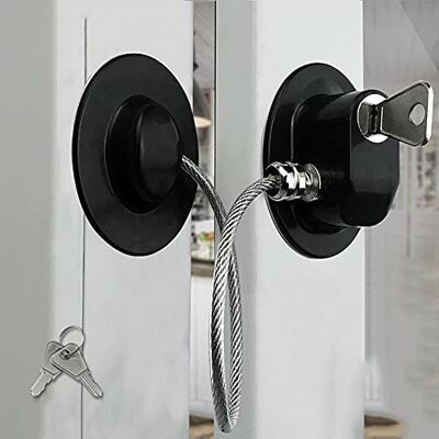 MOTT Entrebâilleur de sécurité pour enfants en uPVC, câble de sécurité pour réfrigérateur, placard, fenêtre à battant MOTT Entrebâilleur de sécurité pour enfants en uPVC, câble de sécurité pour réfrigérateur, placard, fenêtre à battant