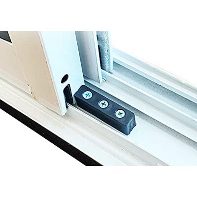MOTT Entrebâilleur de fenêtre coulissante pour fenêtre Support de porte pour animal domestique Sécurité enfant Vis auto-taraudeuse invisible MOTT Entrebâilleur de fenêtre coulissante pour fenêtre Support de porte pour animal domestique Sécurité enfant Vis auto-taraudeuse invisible