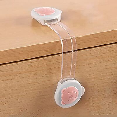 MOTT Verrou de placard en plastique pour réfrigérateur Sécurité enfant Anti-pincement Sans perçage Auto-adhésif Pour enfants, animaux de compagnie, chiens, chats MOTT Verrou de placard en plastique pour réfrigérateur Sécurité enfant Anti-pincement Sans perçage Auto-adhésif Pour enfants, animaux de compagnie, chiens, chats