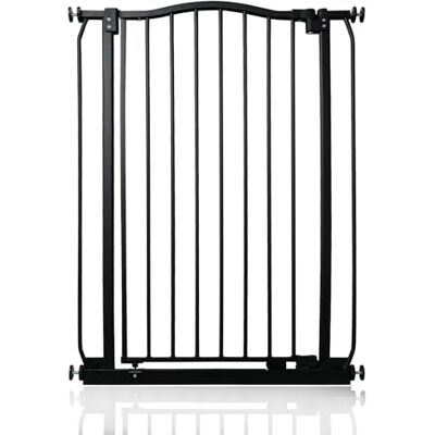 Safetots Barrière de sécurité extra haute avec dessus incurvé mat (noir, 71 cm – 80 cm) Safetots Barrière de sécurité extra haute avec dessus incurvé mat (noir, 71 cm – 80 cm)