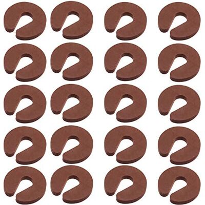 SEIWEI Lot de 20 protège-doigts de porte pour bébé faciles à protéger avec souples, empêchent les blessures aux doigts, les portes claquantes et les enfants ou les animaux de compagnie de se verrouiller dans la pièce Marron SEIWEI Lot de 20 protège-doigts de porte pour bébé faciles à protéger avec souples, empêchent les blessures aux doigts, les portes claquantes et les enfants ou les animaux de compagnie de se verrouiller dans la pièce Marron