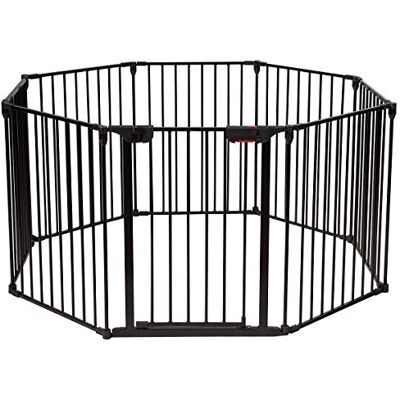 COSTWAY Barrière de Sécurité Enfant Clôture de Cheminée en Fer Pare-Feu de Cheminée 8 Pans 500x75cm Noir (Noir) COSTWAY Barrière de Sécurité Enfant Clôture de Cheminée en Fer Pare-Feu de Cheminée 8 Pans 500x75cm Noir (Noir)