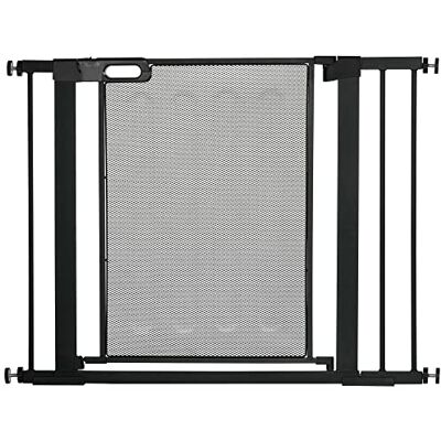 Pawhut Barrière de sécurité pour Animaux Domestique avec Fermeture Automatique Double Verrouillage Pawhut Barrière de sécurité pour Animaux Domestique avec Fermeture Automatique Double Verrouillage