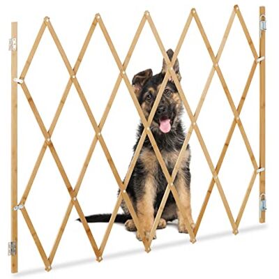 Relaxdays Barrière de sécurité extensible pour chien jusqu'à 130 cm de hauteur 87,5-100 cm en bambou pour chien Pour escalier et porte Naturel XL Relaxdays Barrière de sécurité extensible pour chien jusqu'à 130 cm de hauteur 87,5-100 cm en bambou pour chien Pour escalier et porte Naturel XL