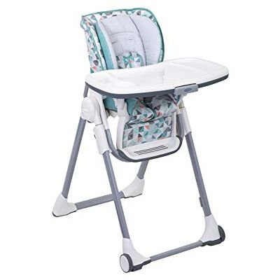 Graco Swift Fold Chaise haute avec table, chaise haute pour bébé avec fonction allongée, pliable, évolutive, plateau amovible pour lave-vaisselle, chaise pour enfant, lavable, motif pastel, Rubix Graco Swift Fold Chaise haute avec table, chaise haute pour bébé avec fonction allongée, pliable, évolutive, plateau amovible pour lave-vaisselle, chaise pour enfant, lavable, motif pastel, Rubix