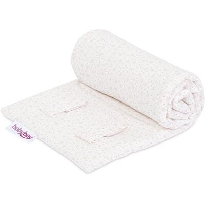 babybay Grille de protection en coton organique pour grille de fermeture tous les modèles Blanc étoiles scintillantes rosé babybay Grille de protection en coton organique pour grille de fermeture tous les modèles Blanc étoiles scintillantes rosé