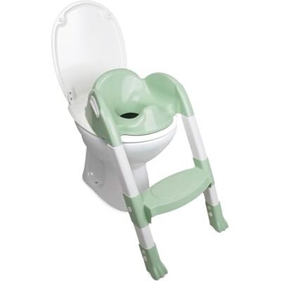 Thermobaby Réducteur WC Enfant Kiddyloo Astucieux, Ludique & Hygiénique Pieds Réglables Marche Antidérapante Pliage Compact À Partir De 18 Mois Fabriqué En France Vert Céladon Thermobaby Réducteur WC Enfant Kiddyloo Astucieux, Ludique & Hygiénique Pieds Réglables Marche Antidérapante Pliage Compact À Partir De 18 Mois Fabriqué En France Vert Céladon
