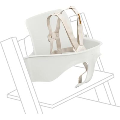 Stokke Tripp Trapp Ensemble bébé 2 Blanc 6-36 mois Convertissez la chaise Tripp Trapp en chaise haute confortable Harnais 2 inclus Stokke Tripp Trapp Ensemble bébé 2 Blanc 6-36 mois Convertissez la chaise Tripp Trapp en chaise haute confortable Harnais 2 inclus