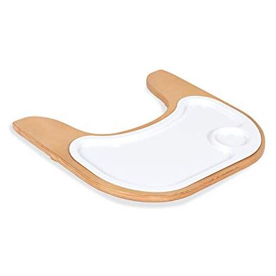 PINOLINO Planche à manger pour chaise d'escalier Thilo avec plateau amovible en ABS pour bébés et enfants de ½ à 3 ans en bois massif 158002 Transparent PINOLINO Planche à manger pour chaise d'escalier Thilo avec plateau amovible en ABS pour bébés et enfants de ½ à 3 ans en bois massif 158002 Transparent