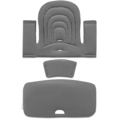 hauck Galette de chaise haute pour bébé Gris foncé hauck Galette de chaise haute pour bébé Gris foncé