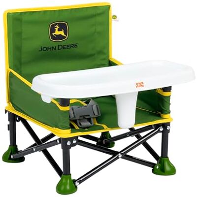 Bright Starts , Chaise d'Appoint Portable John Deere Pop 'N Sit Siège au Sol, Utilisation Intérieure/Extérieure, Pliage Compact, Vert et Jaune, 6 Mois 3 Ans Bright Starts , Chaise d'Appoint Portable John Deere Pop 'N Sit Siège au Sol, Utilisation Intérieure/Extérieure, Pliage Compact, Vert et Jaune, 6 Mois 3 Ans