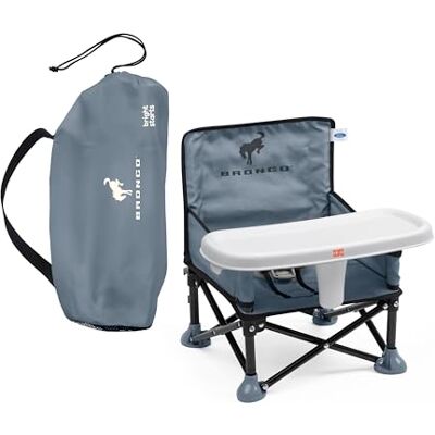 Bright Starts , Chaise rehausseur portable Ford Bronco Pop 'N Sit avec siège au sol, utilisation en intérieur/extérieur, pliage compact, zone 51 couleur, 6 mois à 3 ans Bright Starts , Chaise rehausseur portable Ford Bronco Pop 'N Sit avec siège au sol, utilisation en intérieur/extérieur, pliage compact, zone 51 couleur, 6 mois à 3 ans
