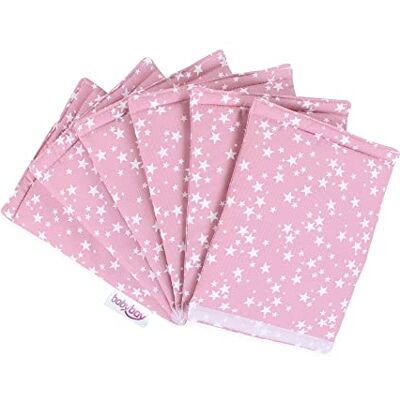 babybay Tour de lit Ultrafresh Piqué adapté au modèle original, baie étoiles blanches babybay Tour de lit Ultrafresh Piqué adapté au modèle original, baie étoiles blanches